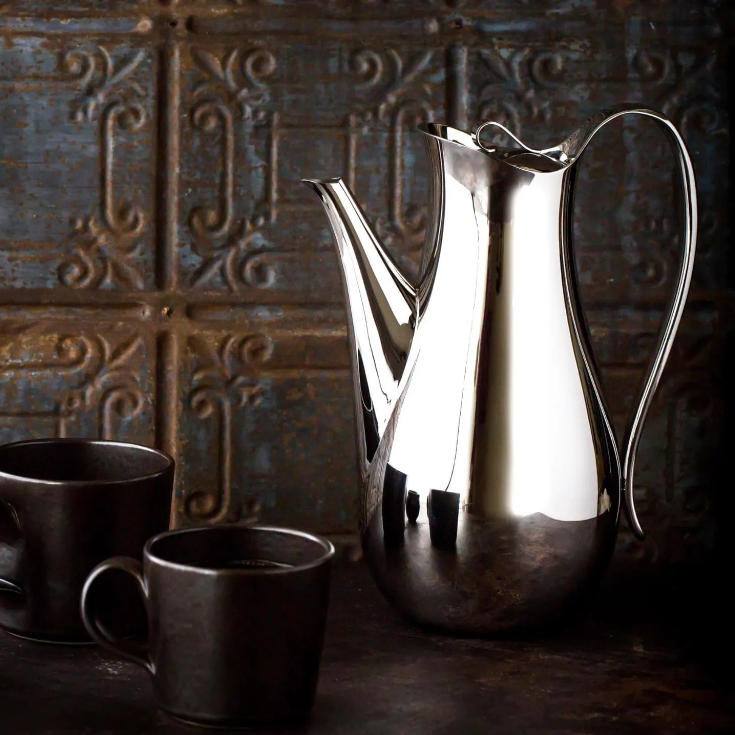 Robert Welch Drift 18|10 Mirror Polished Stainless Steel 1 Litre Coffee Pot