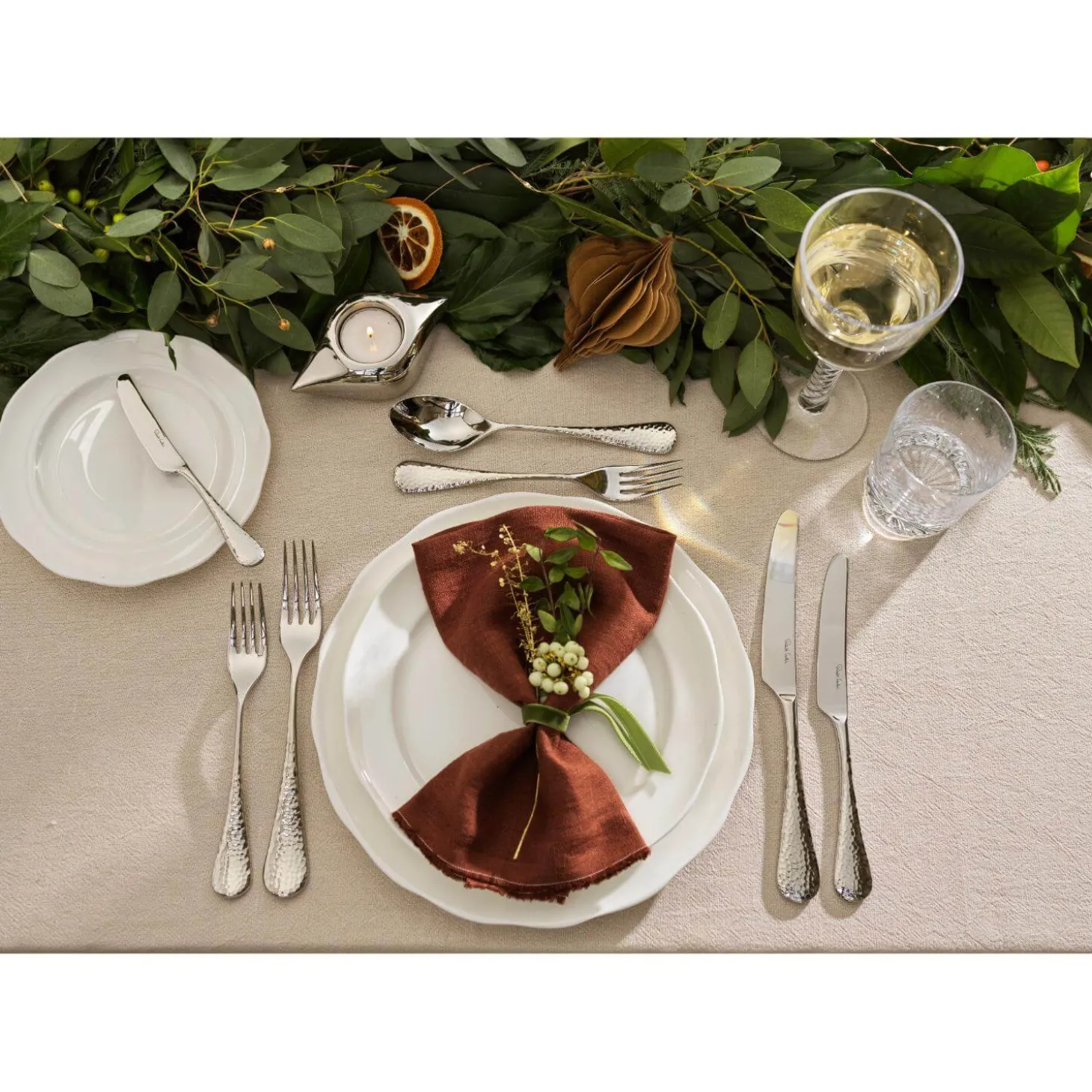 Robert Welch Honeybourne Bright Stainless Steel Serving Spoon