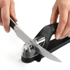 Robert Welch Signature Book 7-Piece Knife Block & Handheld Sharpener Set