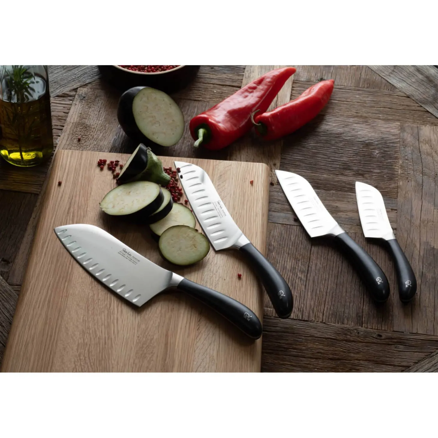 Robert Welch Signature Fluted Santoku Knife - 17cm