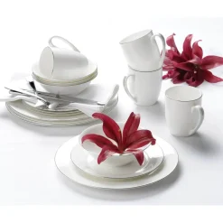 Royal Worcester Serendipity Platinum Cereal Bowl - White