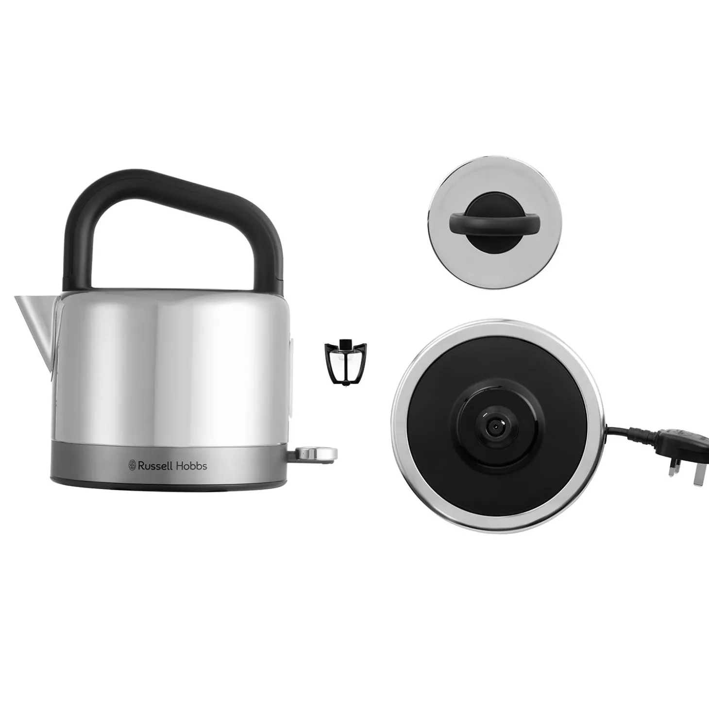 Russell Hobbs Distinctions 1.5 Litre Stainless Steel Kettle - Titanium