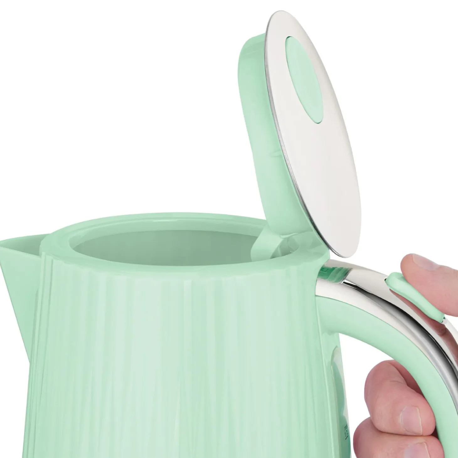Russell Hobbs Eden 1.7 Litre Kettle & 2-Slice Toaster Set - Pistachio Green