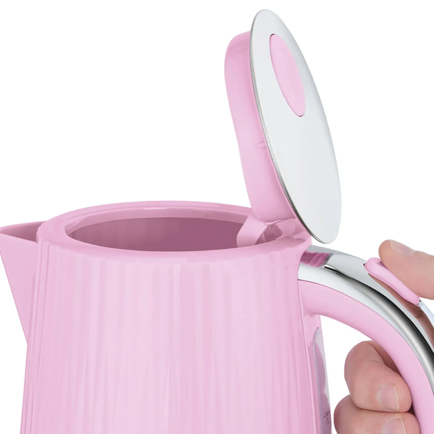 Russell Hobbs Eden 1.7 Litre Kettle & 2-Slice Toaster Set - Raspberry Pink
