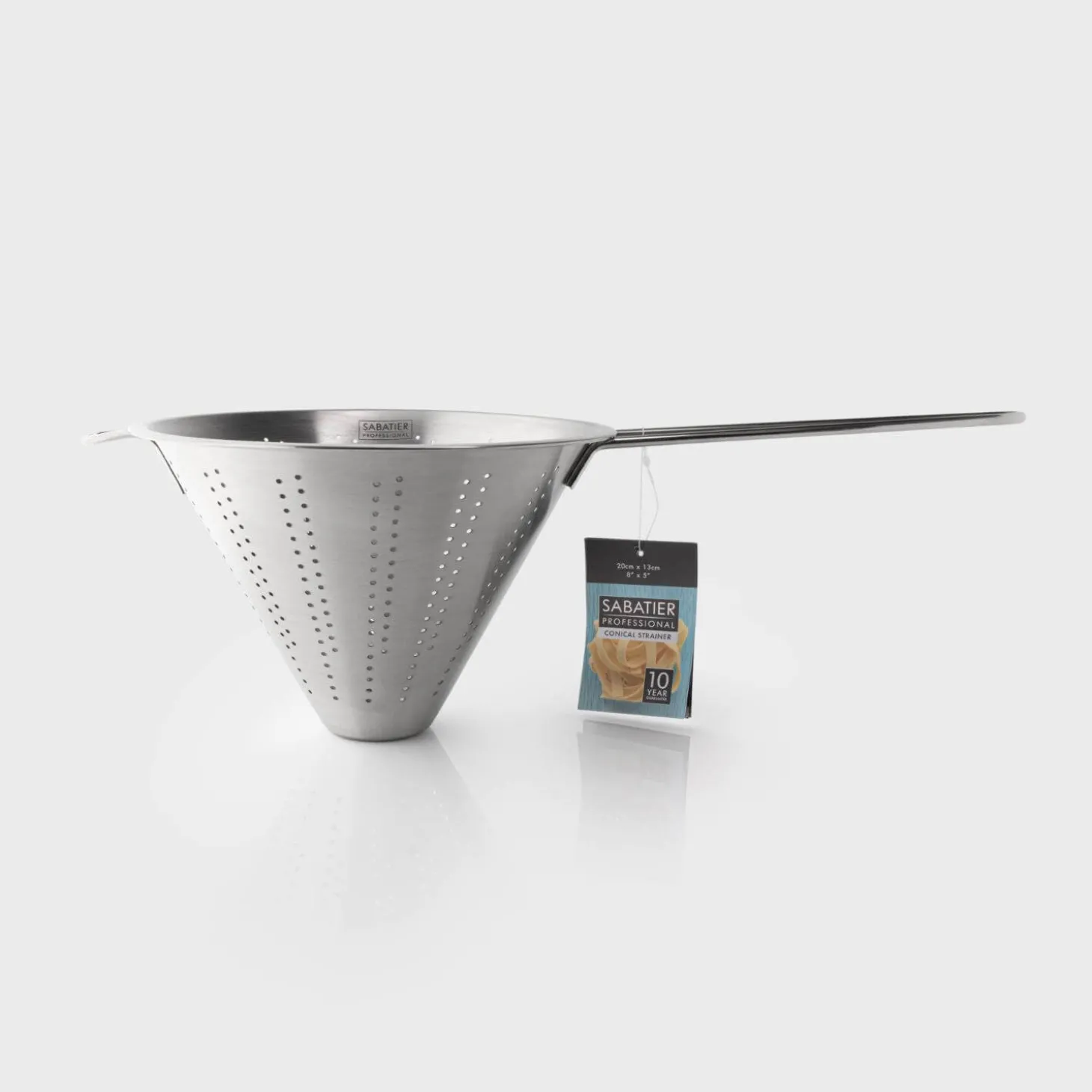 Sabatier Professional Stainless Steel 20cm Conical Strainer