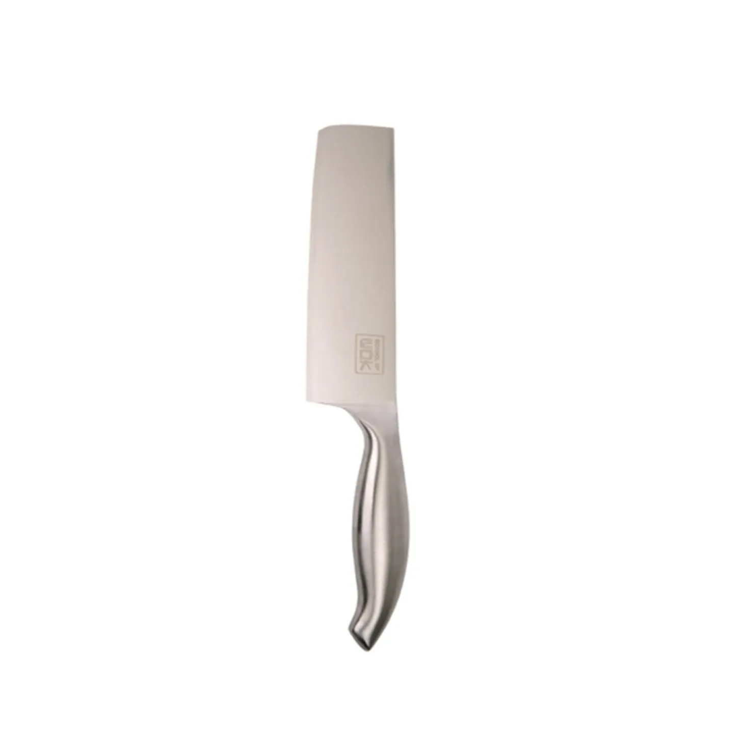 School Of Wok Slice & Dice Stainless Steel Flat Blade Medium Cleaver - 18cm