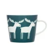 Scion Living Marty Moose 350ml Fine China Mug - Marine & Ice