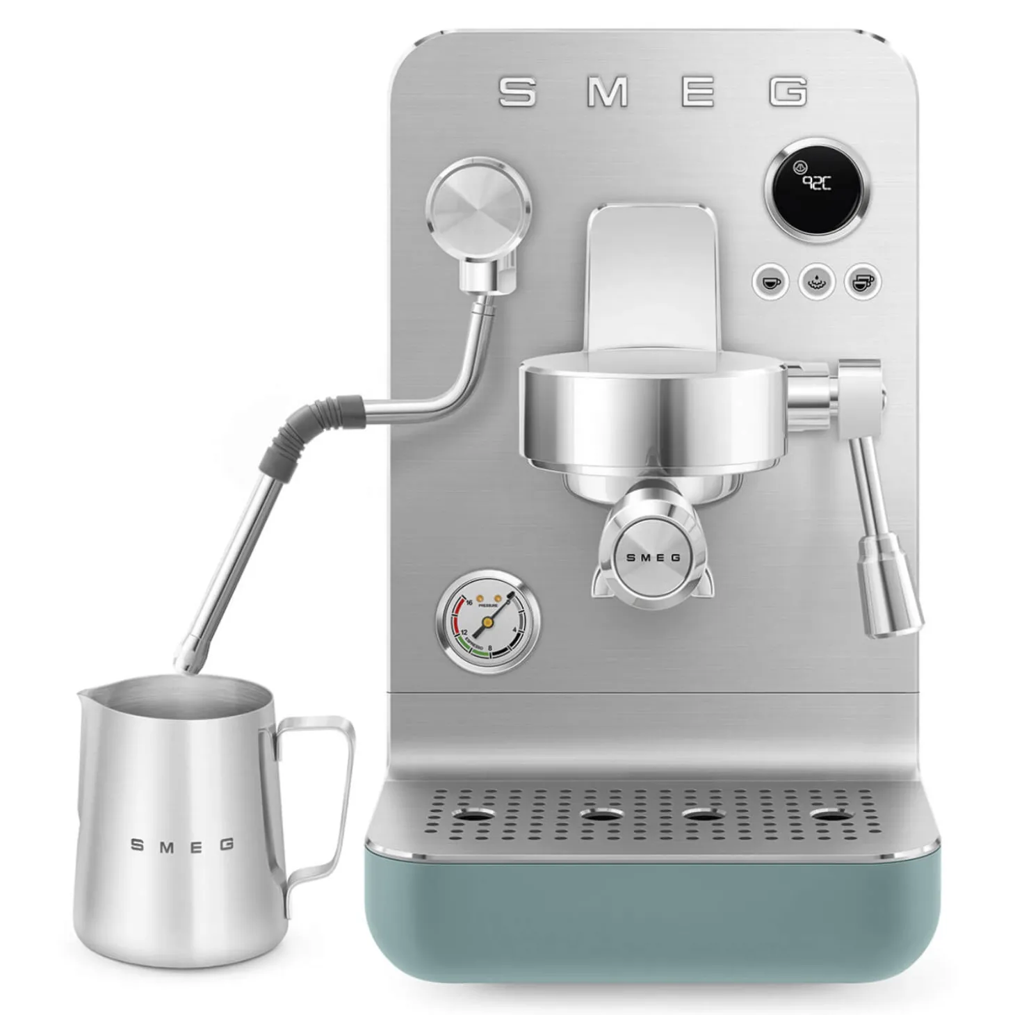 Smeg EMC02EGMUK Mini Pro Espresso Coffee Machine - Matte Emerald Green