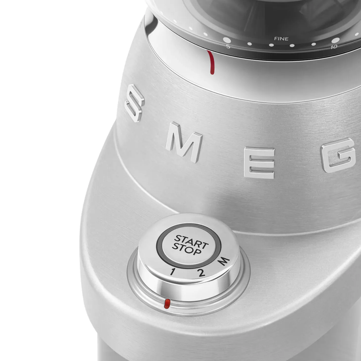 Smeg EMC02EGMUK Mini Pro Espresso Matte Emerald Green Coffee Machine & CGF02SSUK Mini Pro Stainless Steel Coffee Grinder