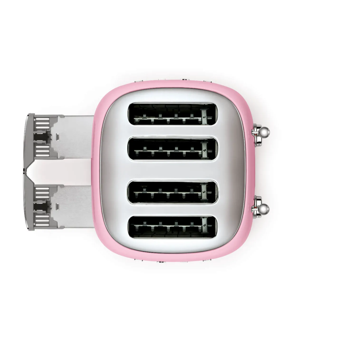 Smeg Jug Kettle & 4 Slice Toaster Set - Pink