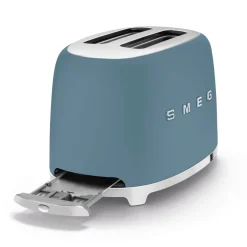 Smeg KLF03 Jug Kettle & 2 Slice TSF01 Toaster Set - Storm Blue