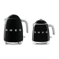 Smeg Mini Kettle & 2 Slice Toaster Set - Black