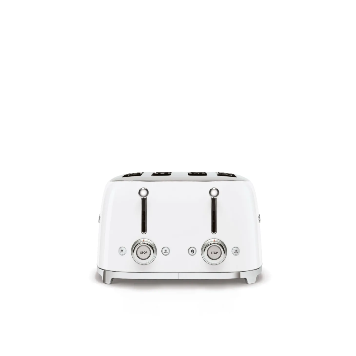 Smeg 50's Style Retro TSF03 4 Slice Toaster - White