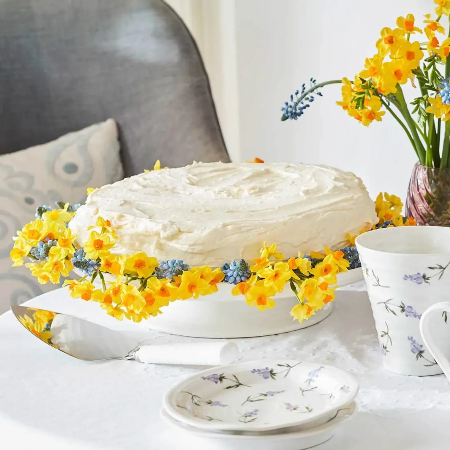 Sophie Conran Porcelain 15cm Tea Plate - Lavandula