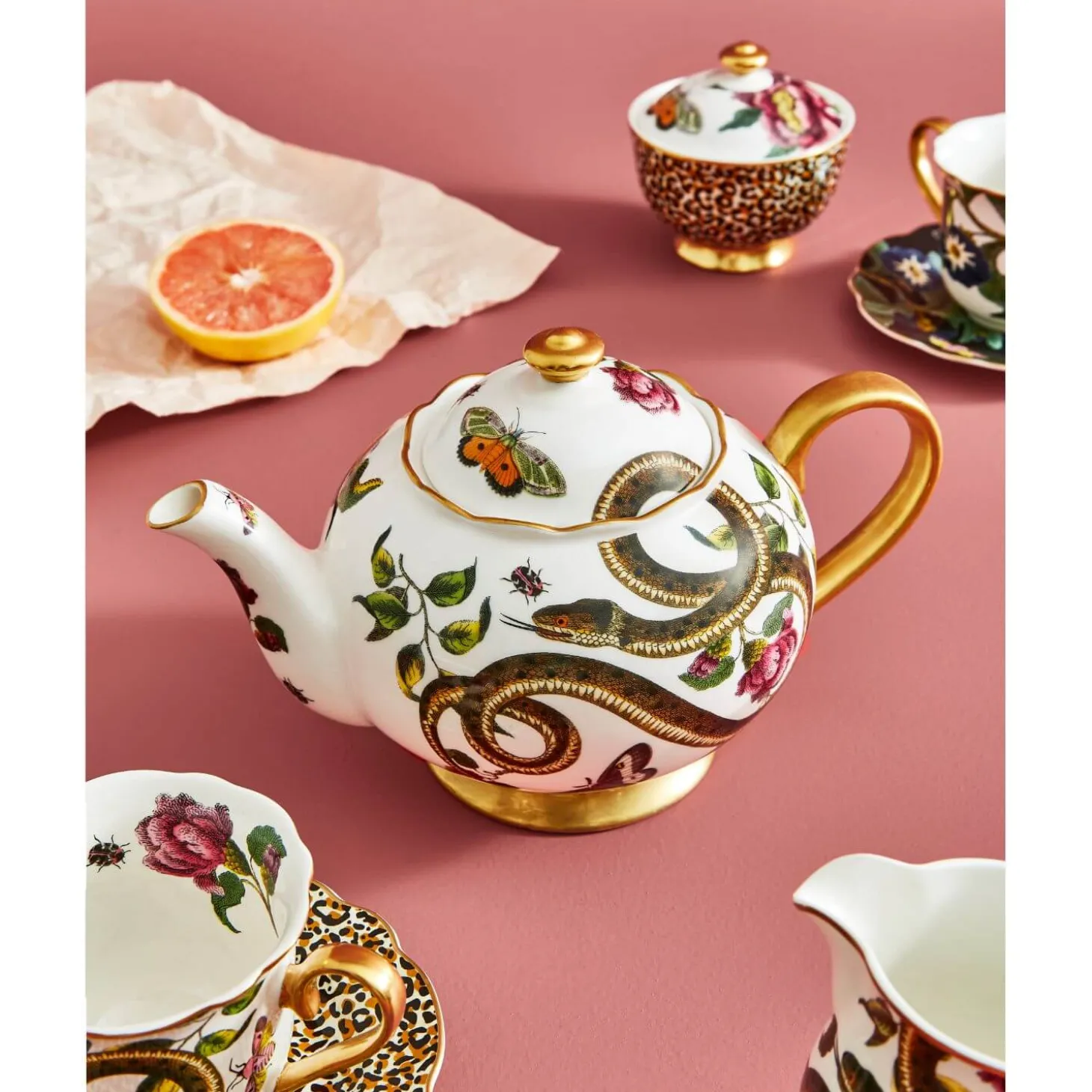 Spode Creatures Of Curiosity 4 Piece Serveware Gift Set