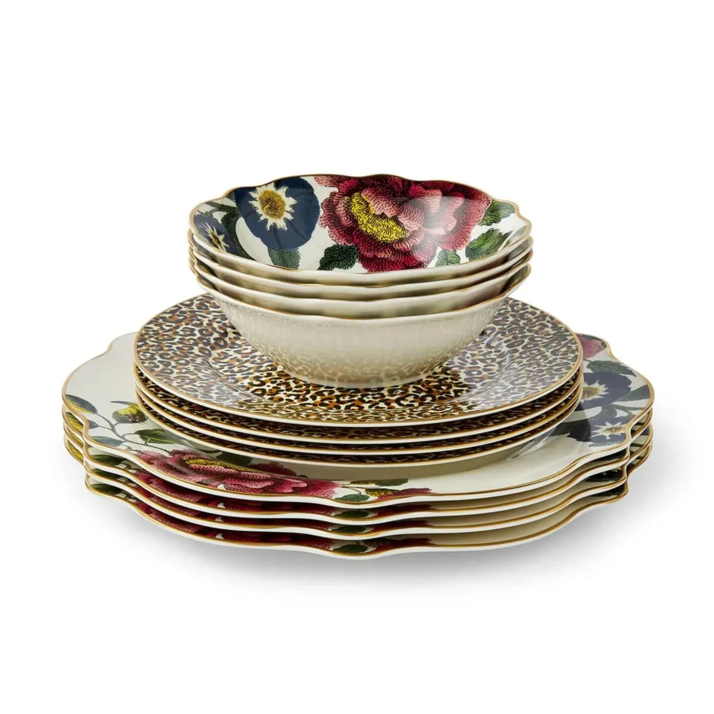 Spode Creatures of Curiosity Fine China 12-Piece Dinner Set