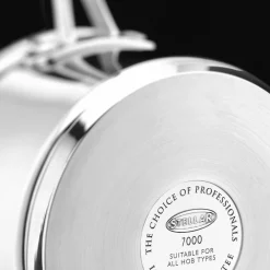 Stellar 7000 Draining Saucepan With Glass Lid - 16cm