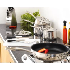 Stellar 7000 Stainless Steel Casserole - 24cm