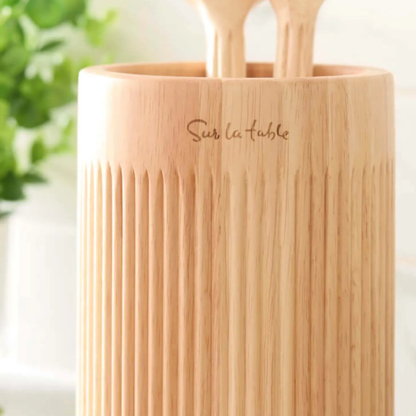 Sur La Table Colour Me Happy 4-Piece Utensil Set With Holder