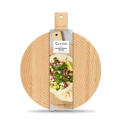 Sur La Table Colour Me Happy Round Paddle Serving Board - Large