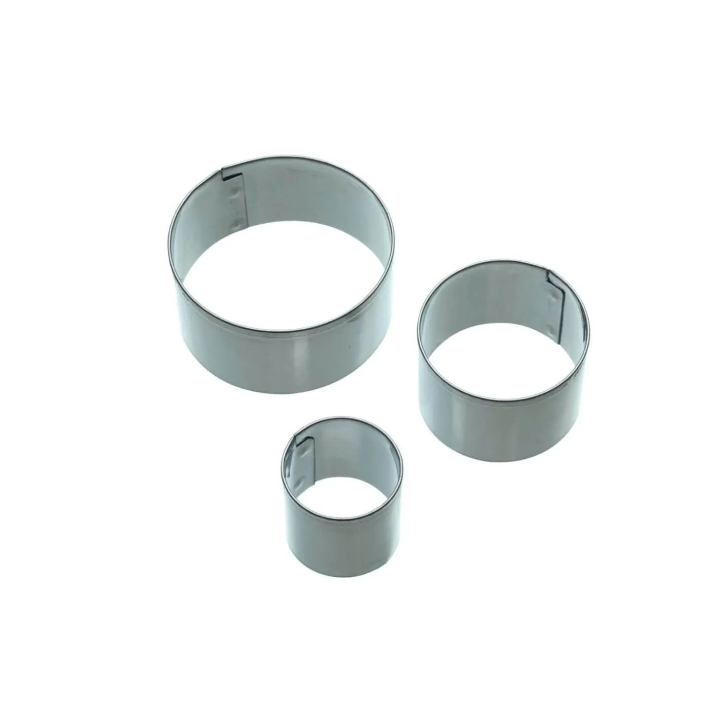 Sweetly Does It 3 Piece Metal Fondant Cutter Set - Round