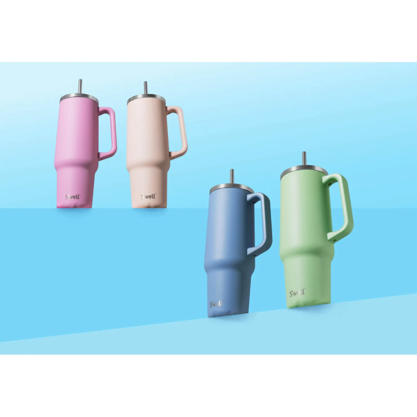 S'well 1.18 Litre XL Travel Tumbler - Hydrangea Pink