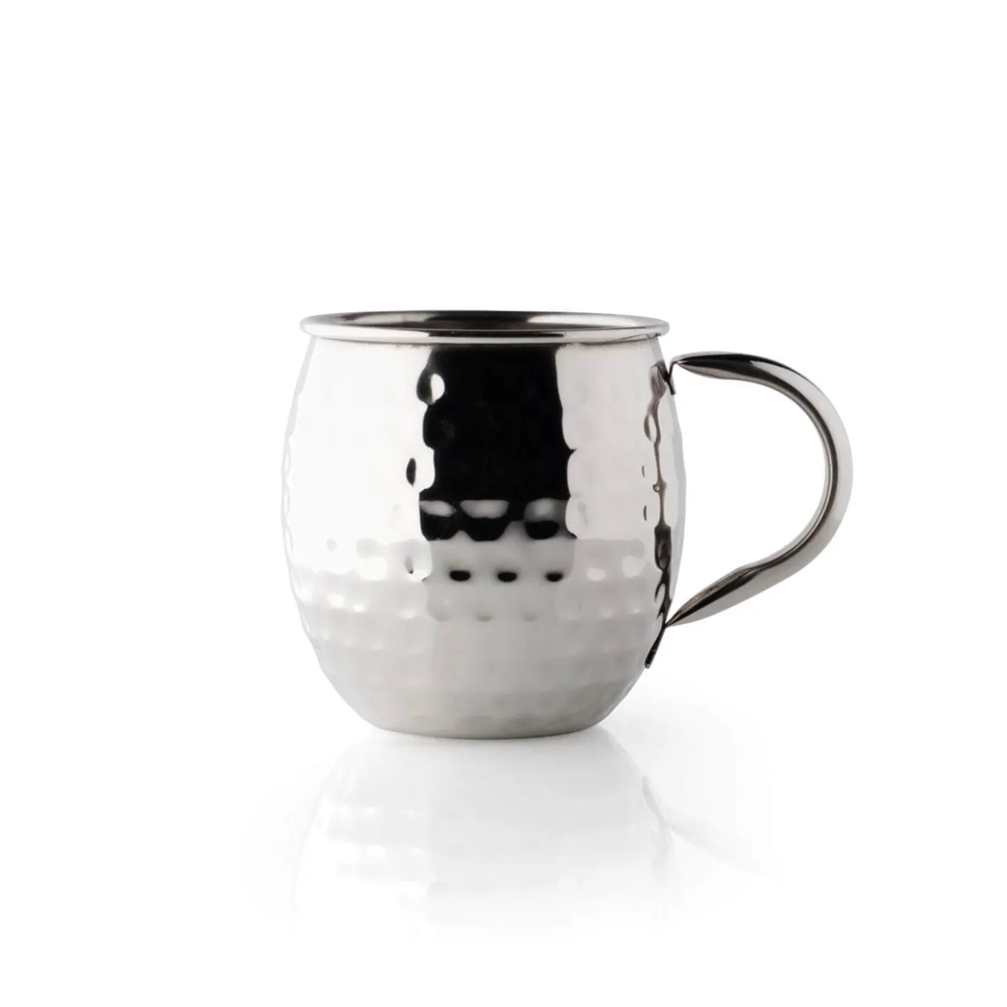 Taylor's Eye Witness Taproom Stainless Steel 450ml Moscow Mule Mug - Hammered Silver
