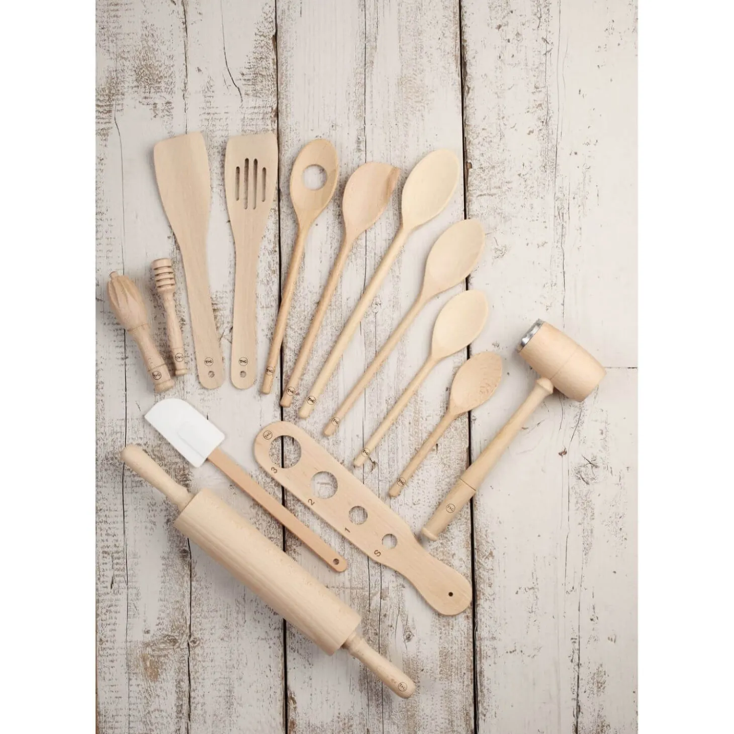 T&G Woodware Beech Spaghetti Spoon