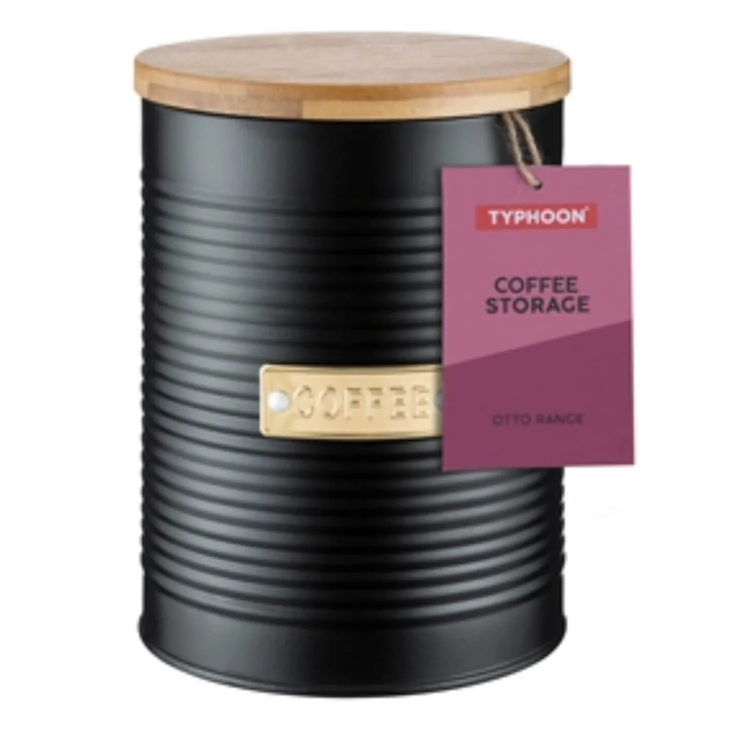 Typhoon Living Coffee Canister - Otto Black