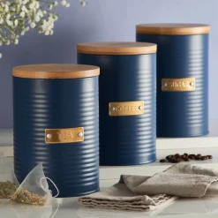 Typhoon Living Cookie Storage Canister - Otto Navy