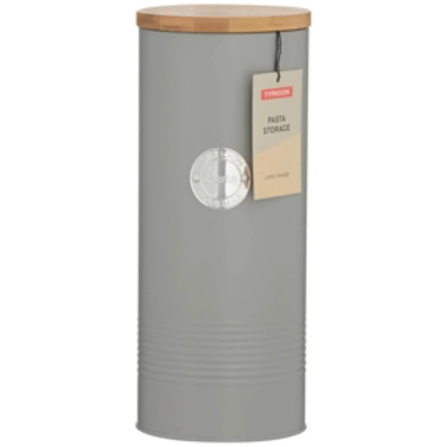 Typhoon Living Pasta Storage Tin - Grey