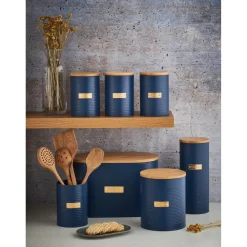Typhoon Living Tea Canister - Otto Navy