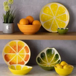Typhoon World Foods 28cm Round Lemon Platter