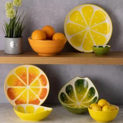 Typhoon World Foods Oval Lemon Bowl