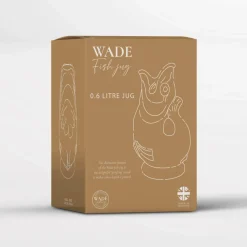 Wade Fish Earthenware 0.6 Litre Gluggle Jug - Forest Green
