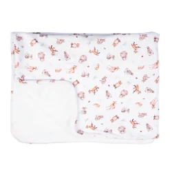 Wrendale Designs by Hannah Dale Little Wren Baby Blanket - Little Forest - Woodland Animals