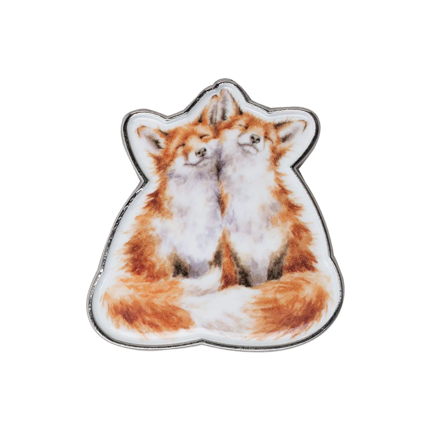 Wrendale Designs by Hannah Dale Pin Badge - Contentment - Fox