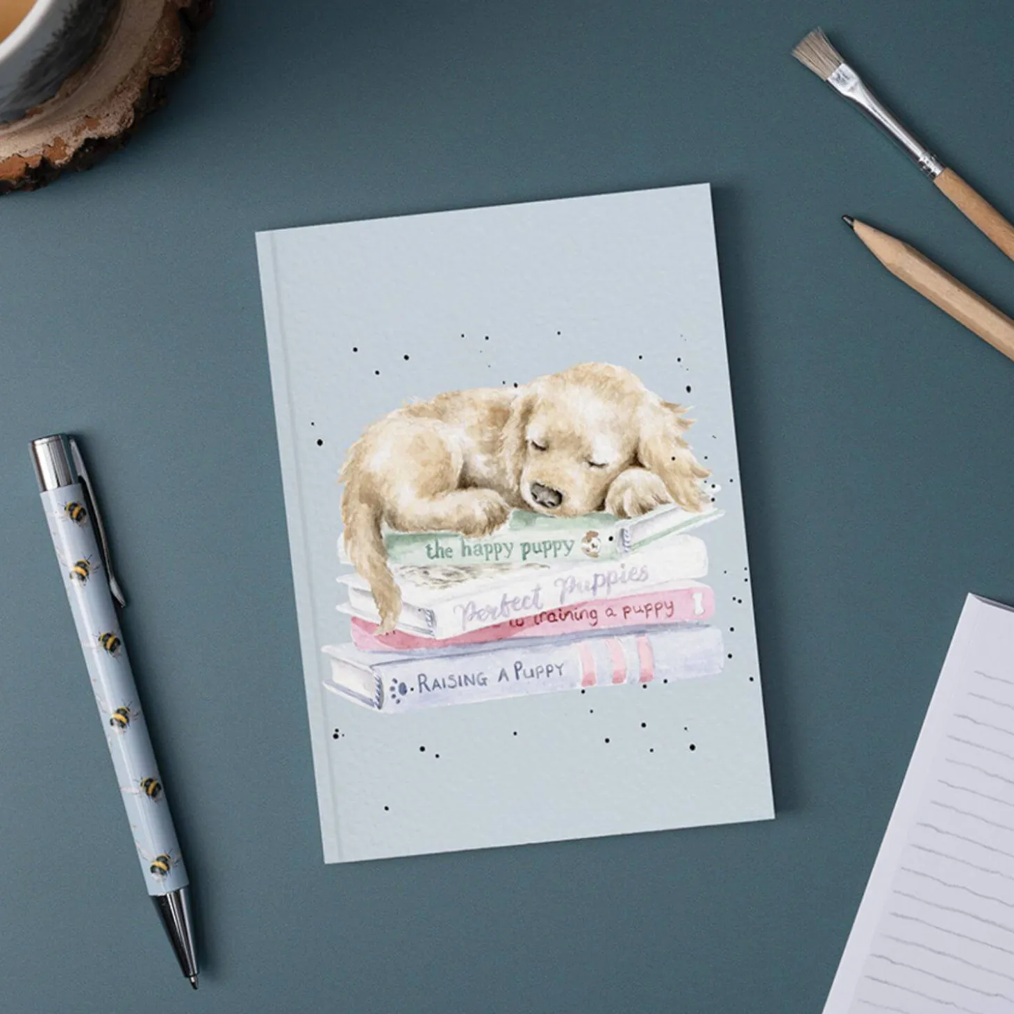 Wrendale Designs by Hannah Dale A6 Notebook - A Pup's Life - Dog