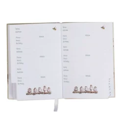 Wrendale Designs by Hannah Dale Address & Birthday Book - Piggy In The Middle