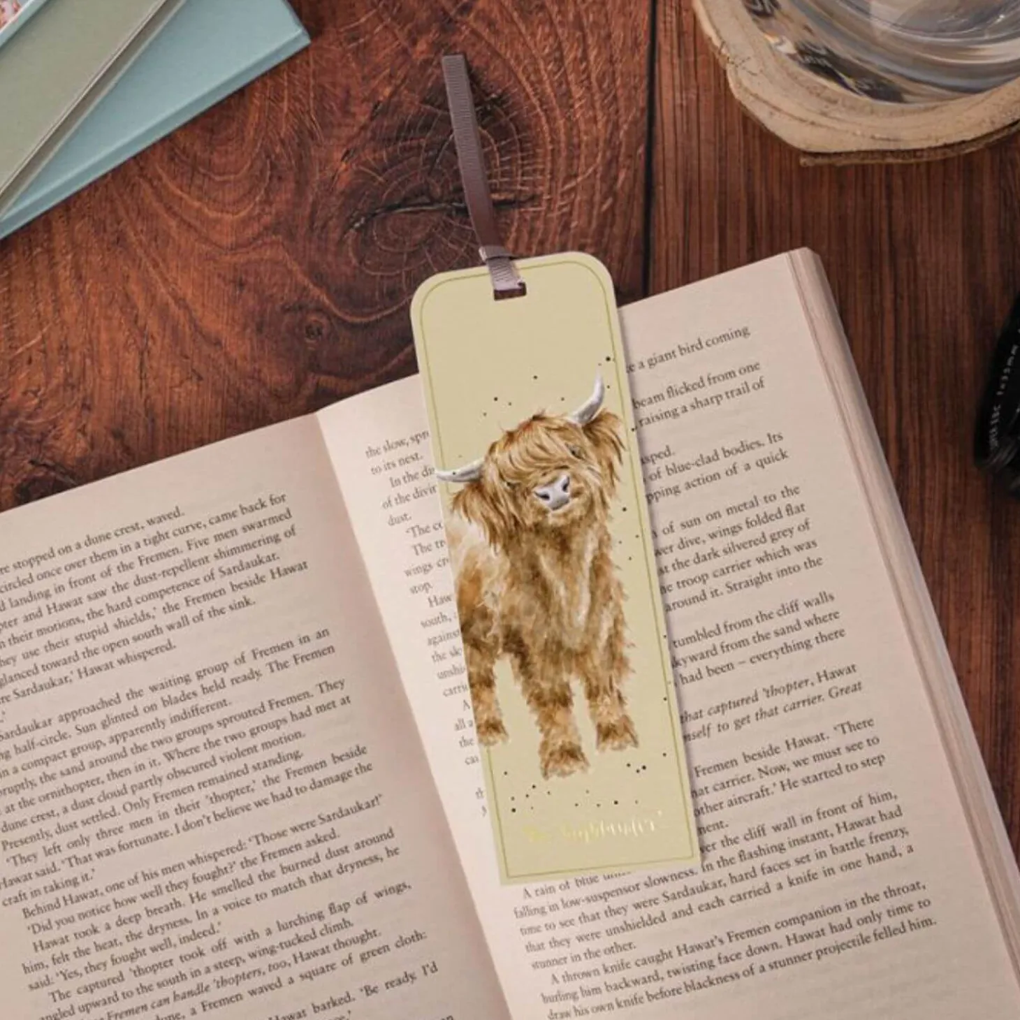 Wrendale Designs by Hannah Dale Bookmark - The Highlander - Highland Cow