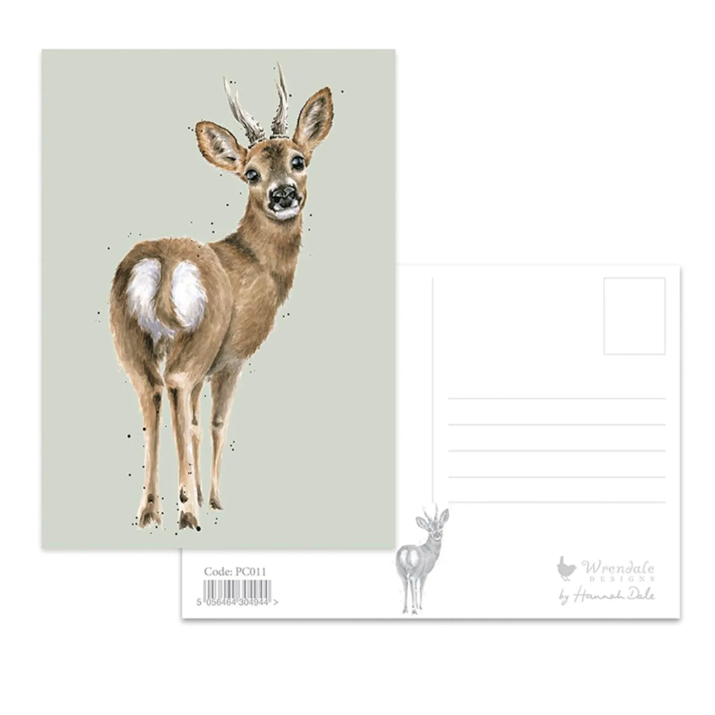 Wrendale Designs by Hannah Dale Postcard - The Roe Deer
