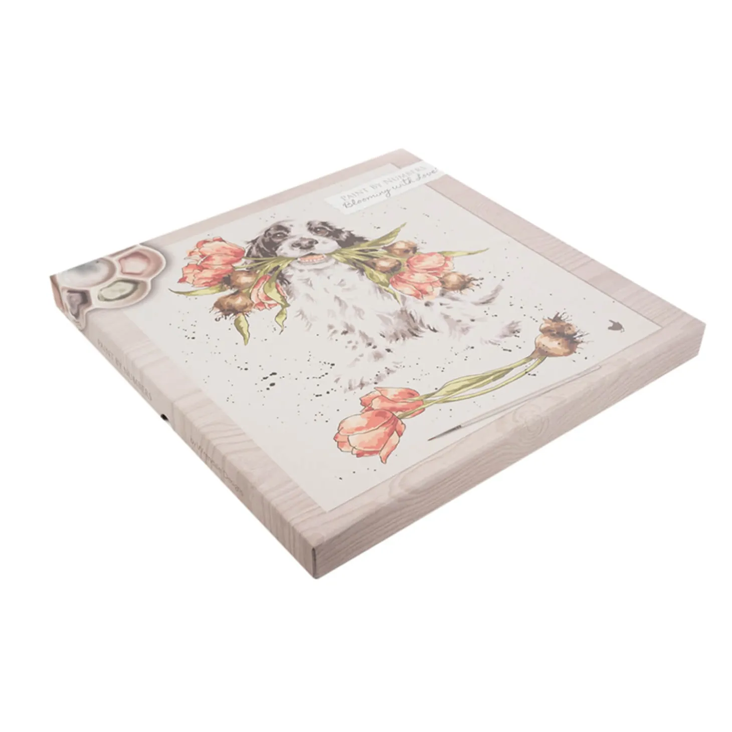 Wrendale Designs by Hannah Dale Paint By Numbers - Blooming With Love - Spaniel