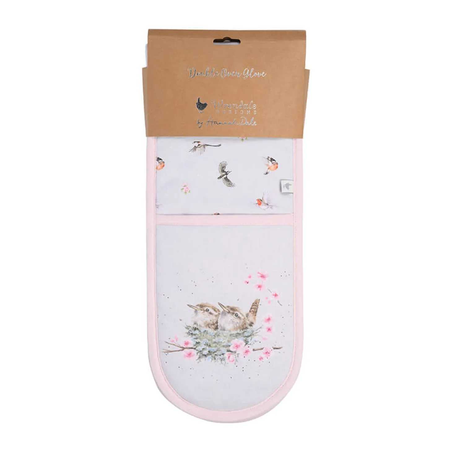 Wrendale Designs by Hannah Dale Double Oven Glove - Feathered Friends
