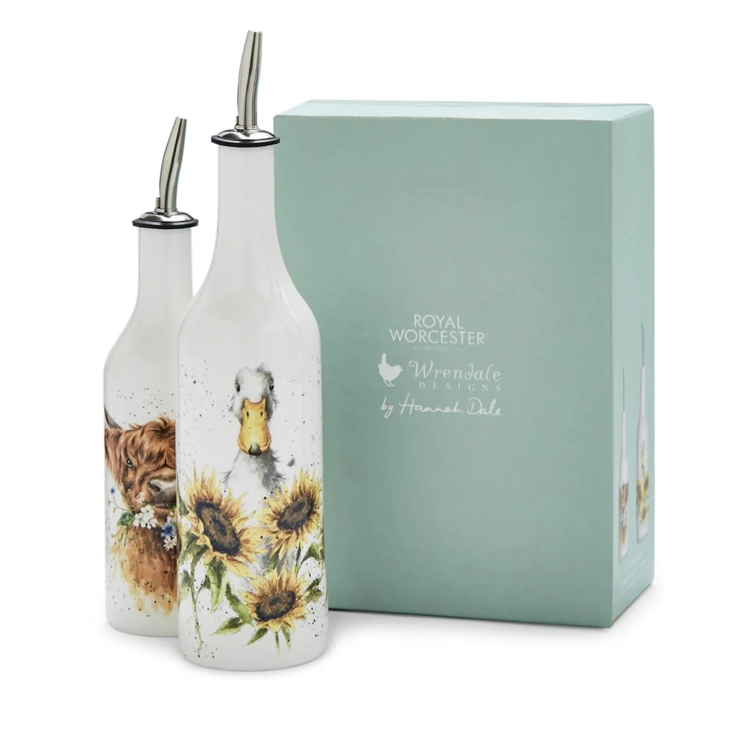 Wrendale Designs by Hannah Dale Fine China Oil & Vinegar Set
