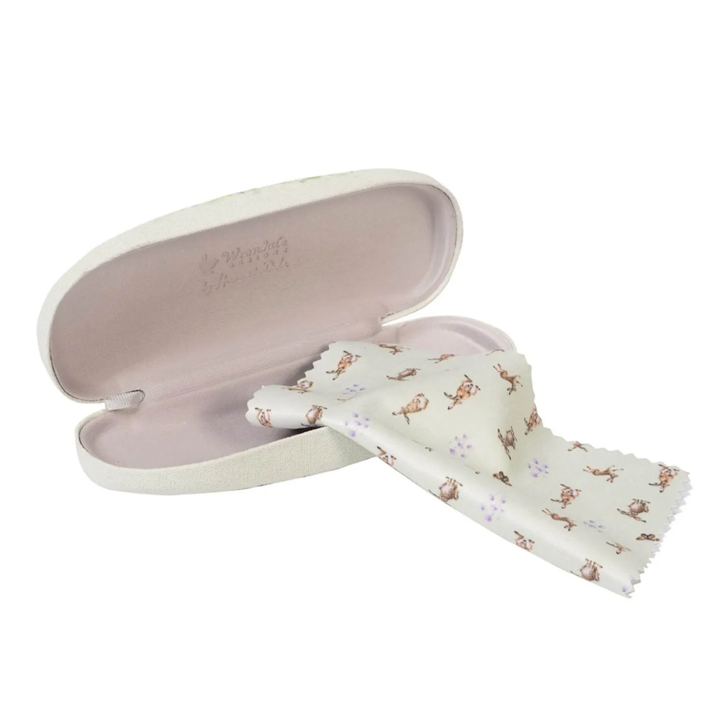 Wrendale Designs by Hannah Dale Glasses Case - Spring Hares - Hare