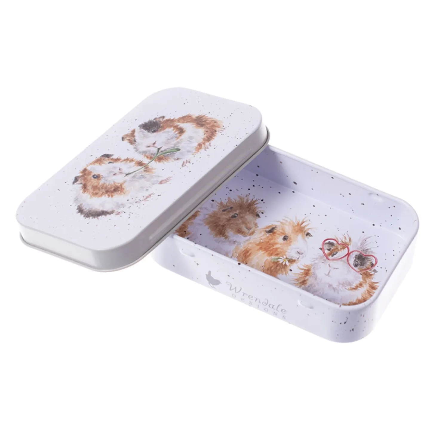 Wrendale Designs by Hannah Dale Mini Tin - The Trendsetter Guinea Pig