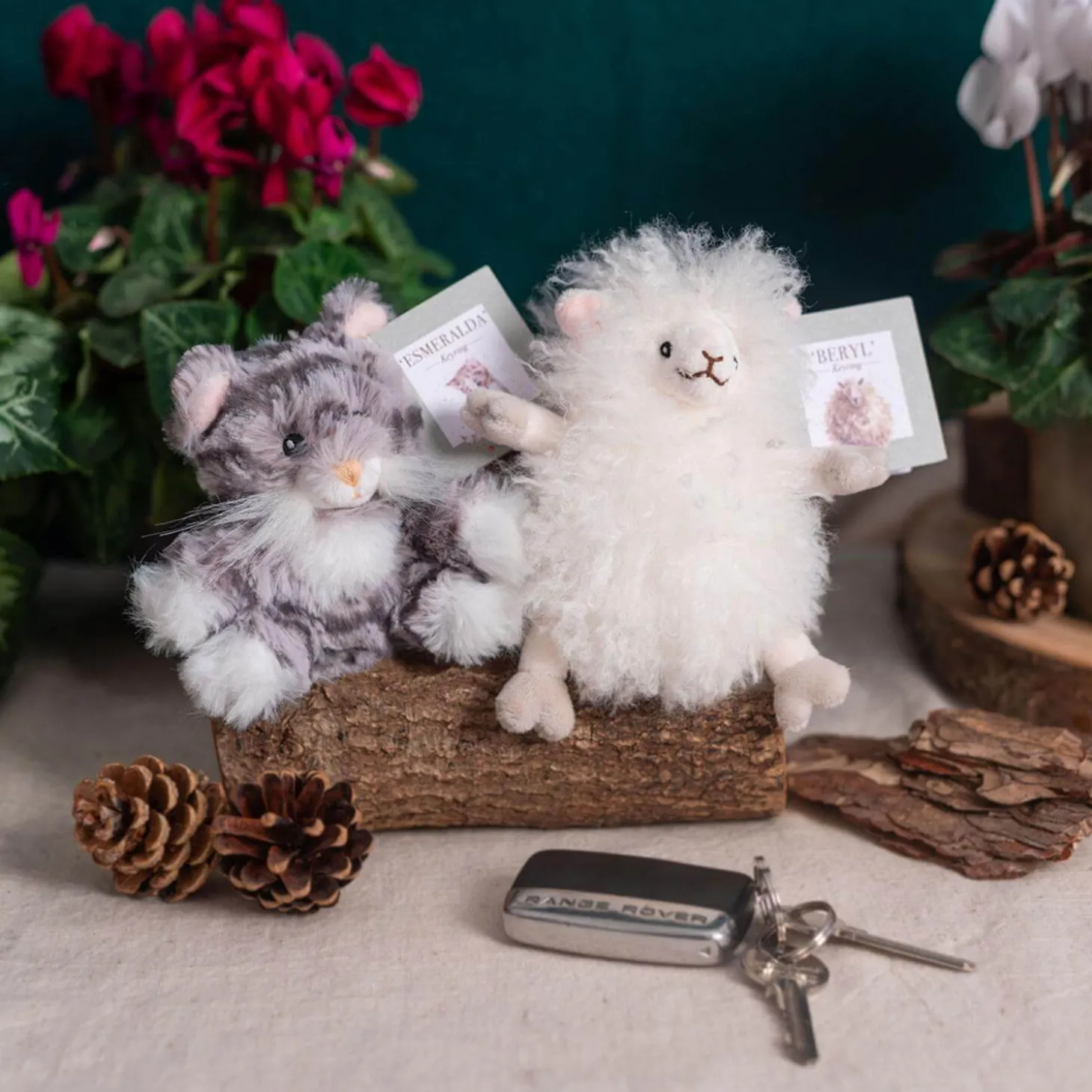 Wrendale Designs by Hannah Dale Plush Keyring - 'Beryl' Sheep