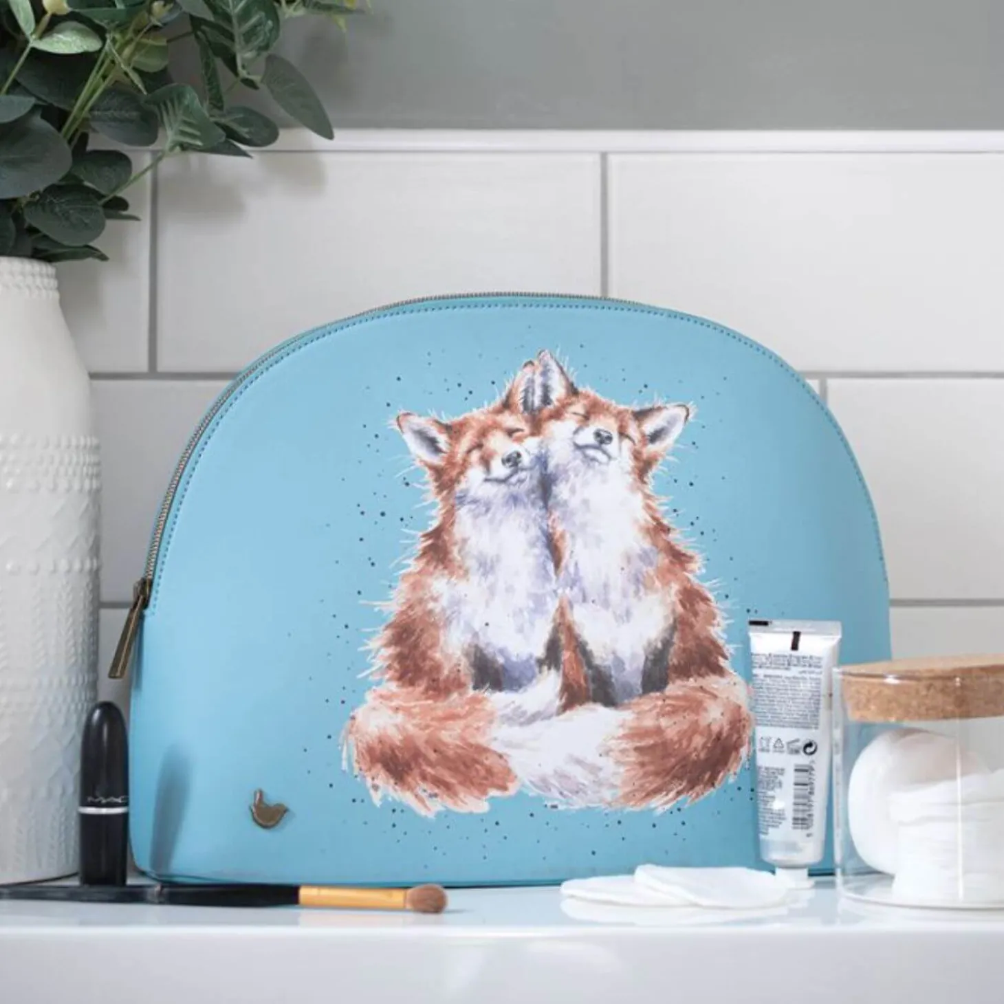 Wrendale Designs Large Cosmetic Bag - Contentment