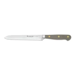 Wusthof Classic 14cm Serrated Utility Knife - Velvet Oyster