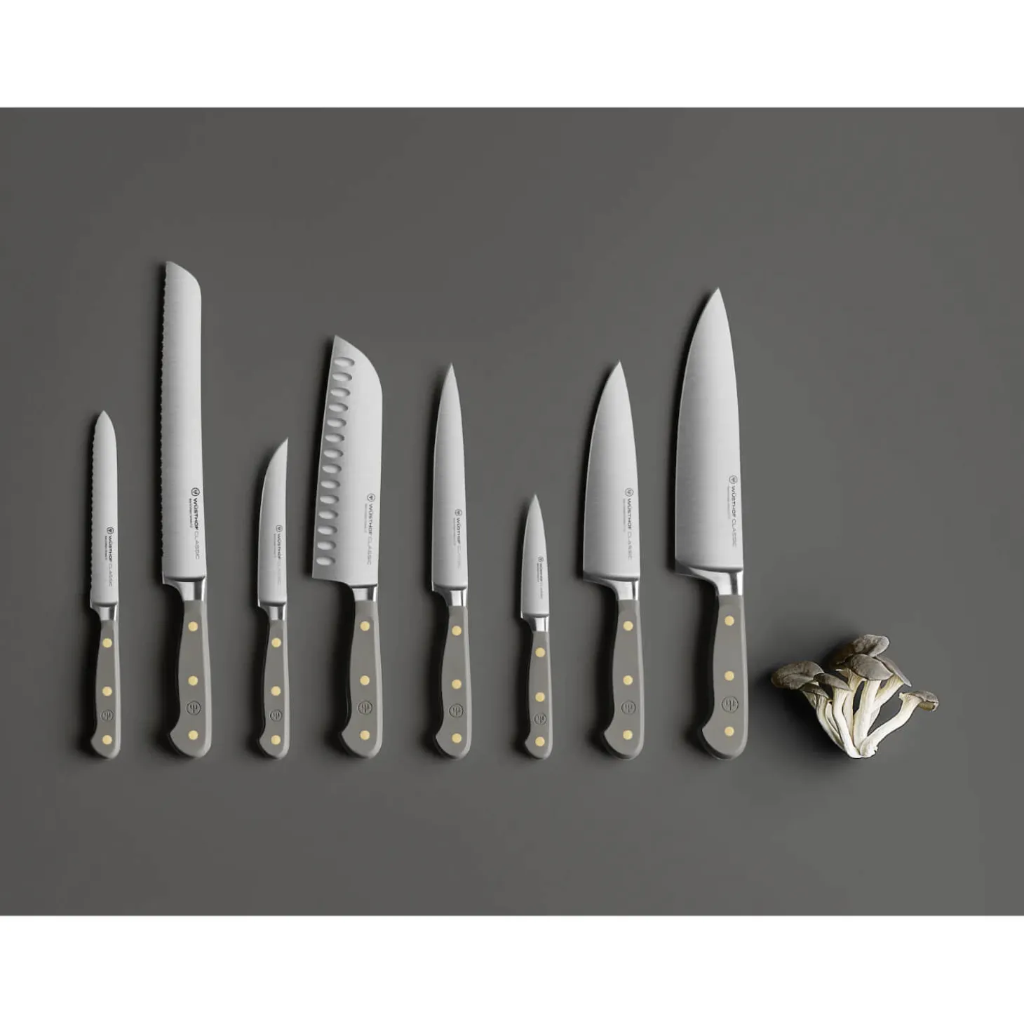 Wusthof Classic 14cm Serrated Utility Knife - Velvet Oyster